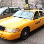 Yellow Cab in Amsterdam