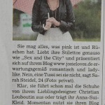 Josie loves in der Süddeutschen Zeitung