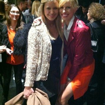Mit Karolina Kurkova Backstage bei der Michalsky StyleNite