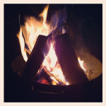 Feuer am Abend