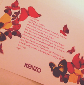 Sneak Preview: In London with Kenzo