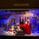 Dior Christmas windows at Printemps Paris