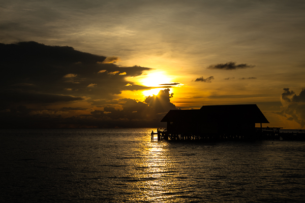 Lankayan Island Sonnenuntergang
