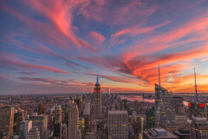 Sunset New York September 11
