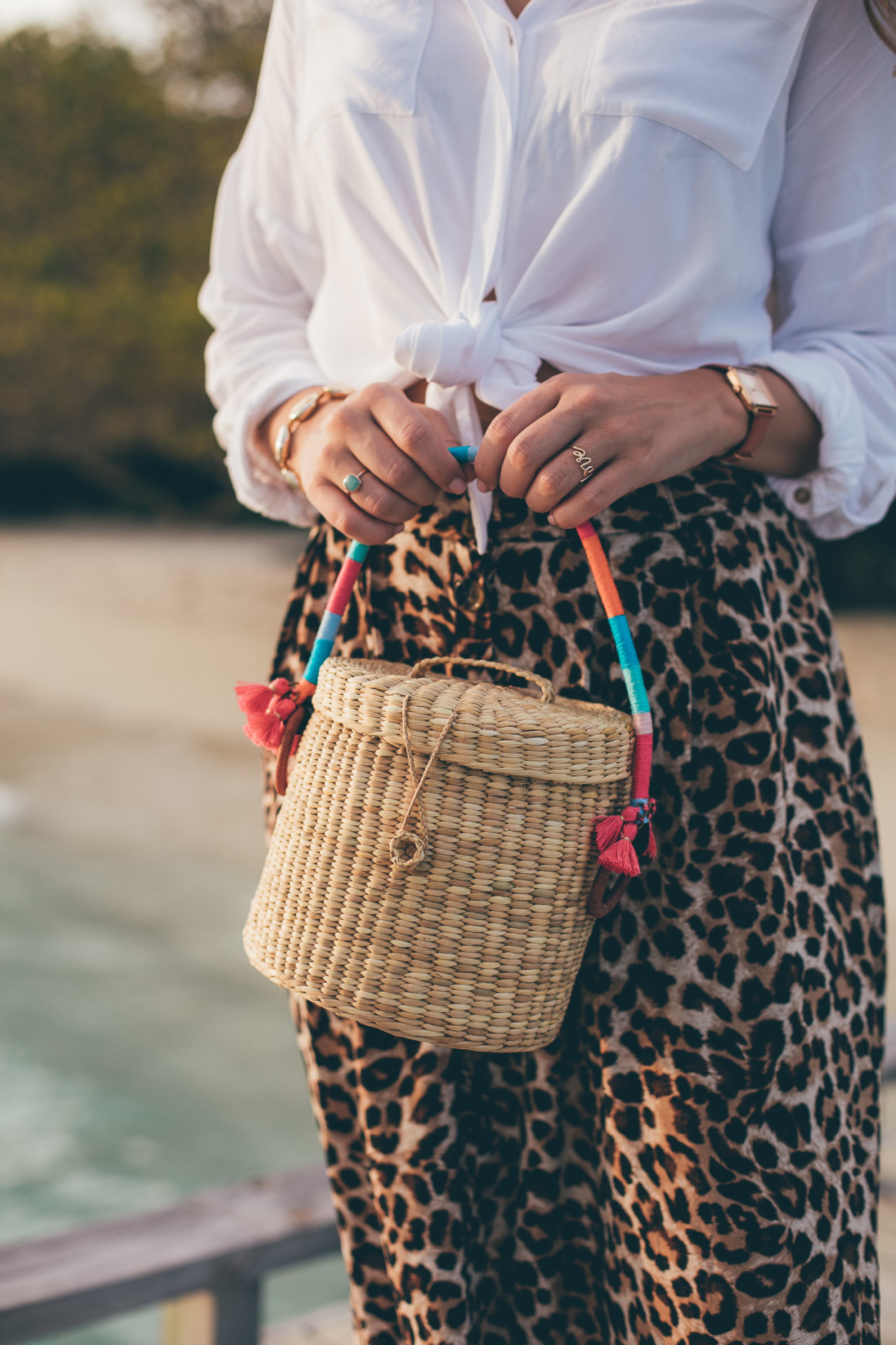 Leo Rock mit Strohtasche-4 - Josie Loves